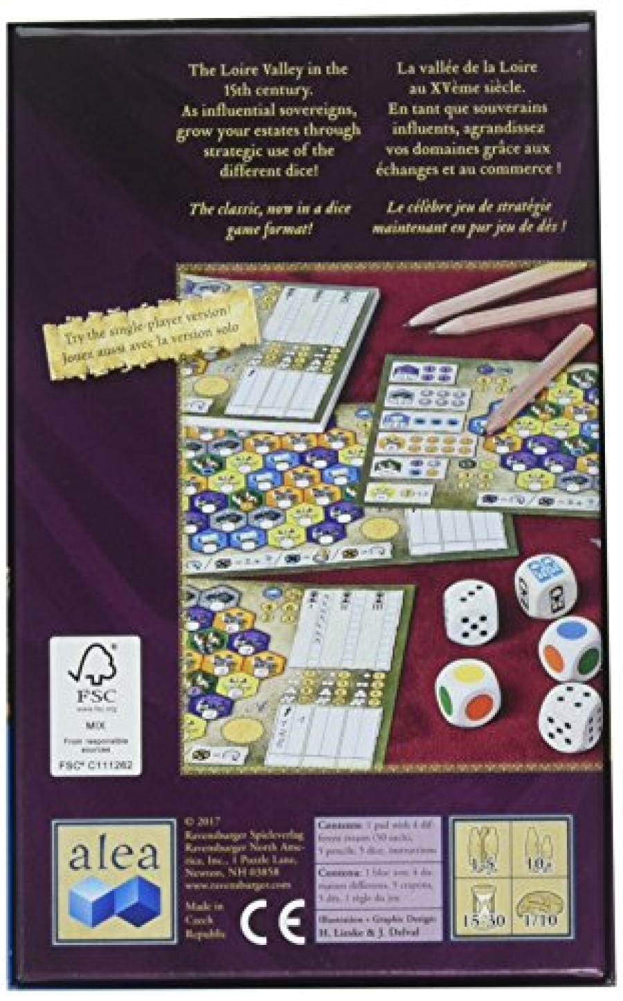 The Castles of Burgundy: The Dice Game