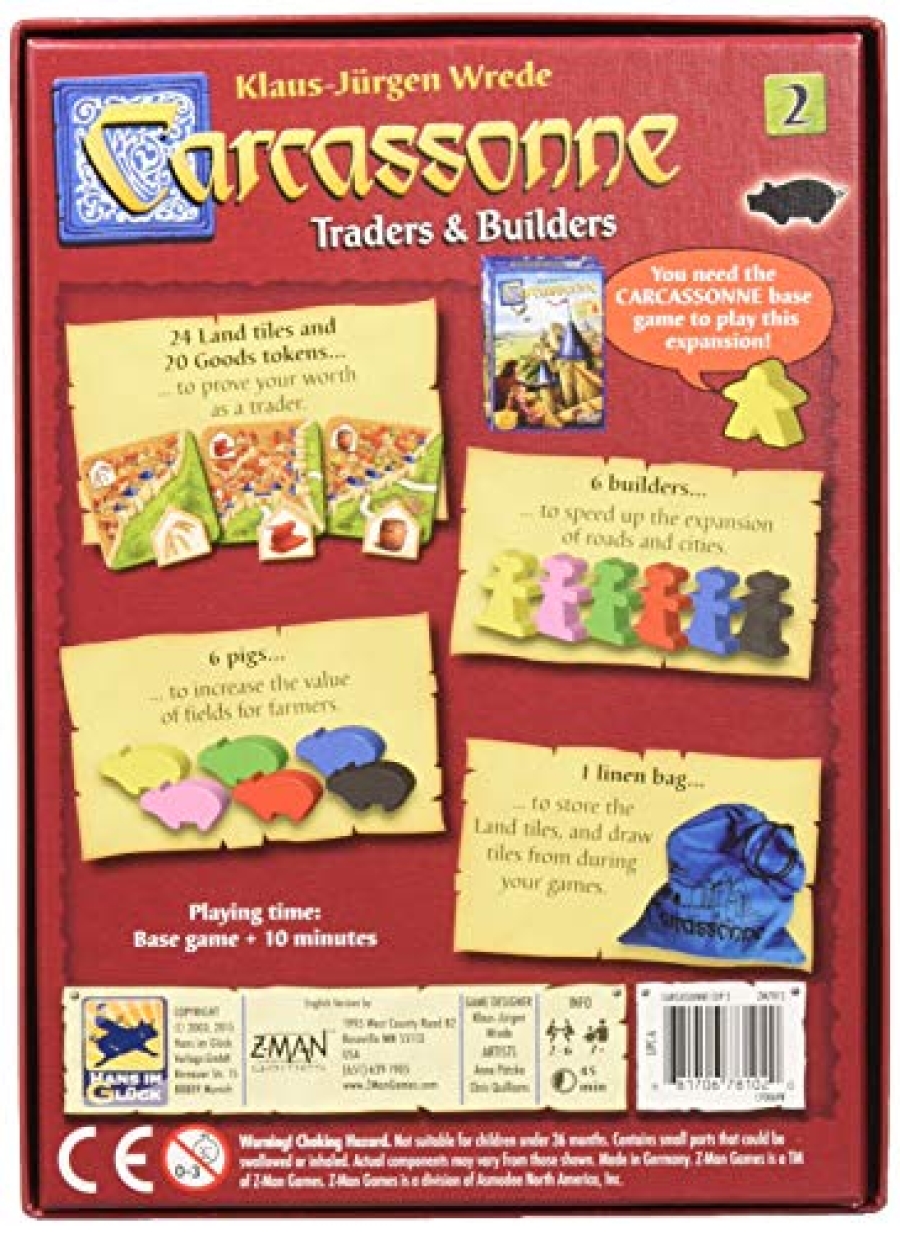 Carcassonne: Expansion 2 - Traders & Builders