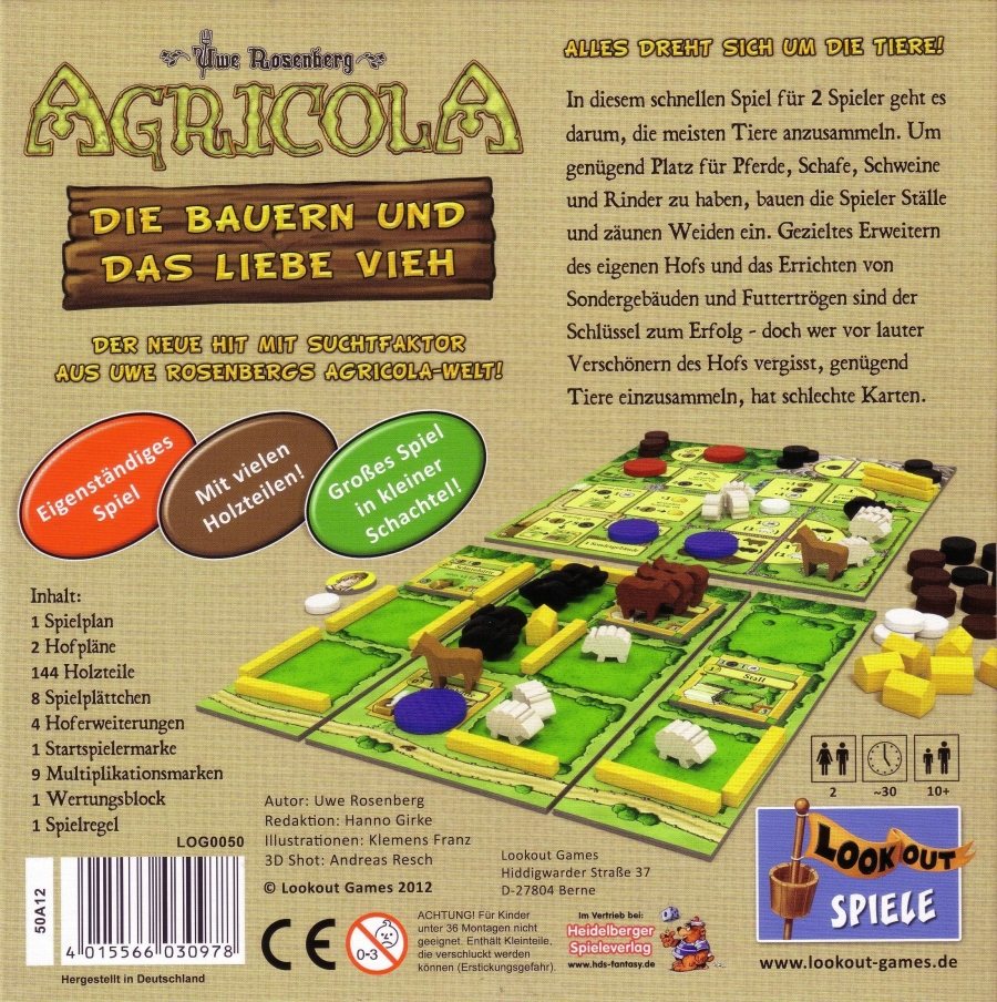 Agricola: All Creatures Big and Small