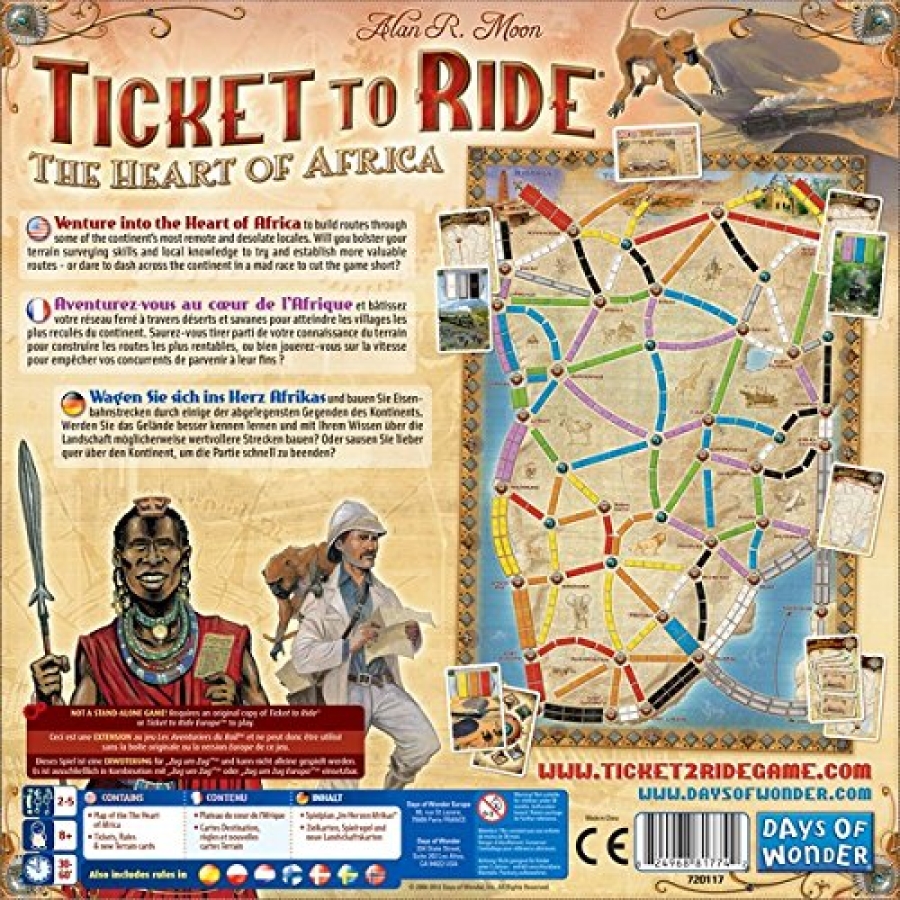 Ticket to Ride: Map Collection Volume 3 - The Heart of Africa