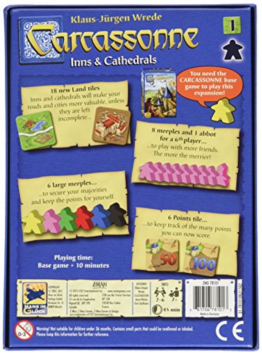 Carcassonne: Expansion 1 - Inns & Cathedrals