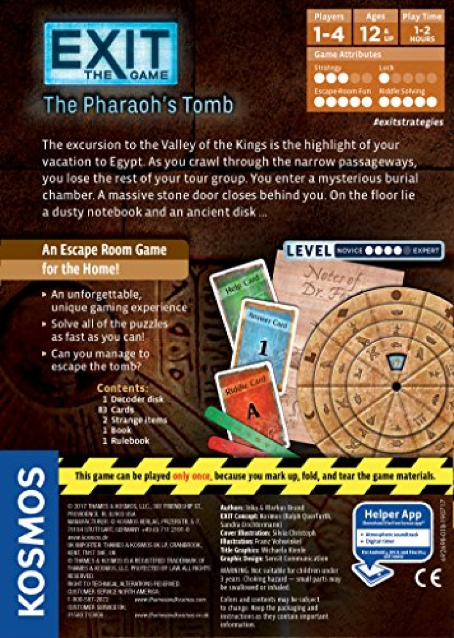 Exit: The Game – The Pharaoh's Tomb