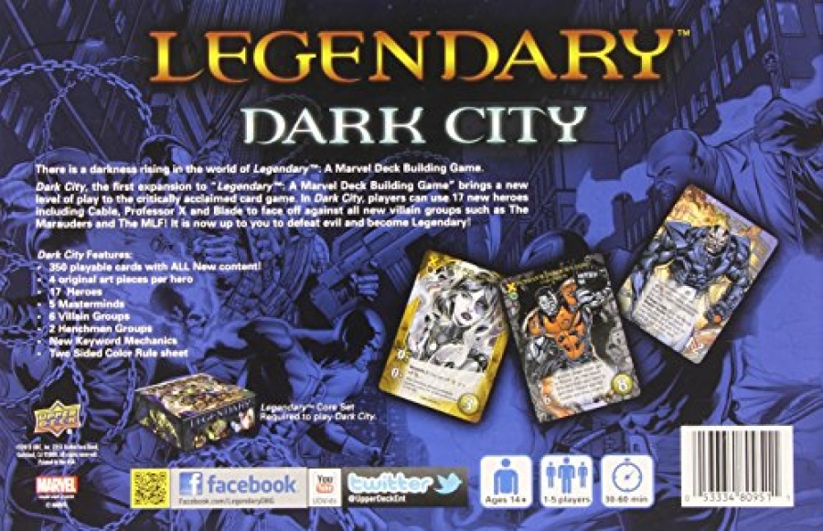 Legendary: A Marvel Deck Building Game - Dark City