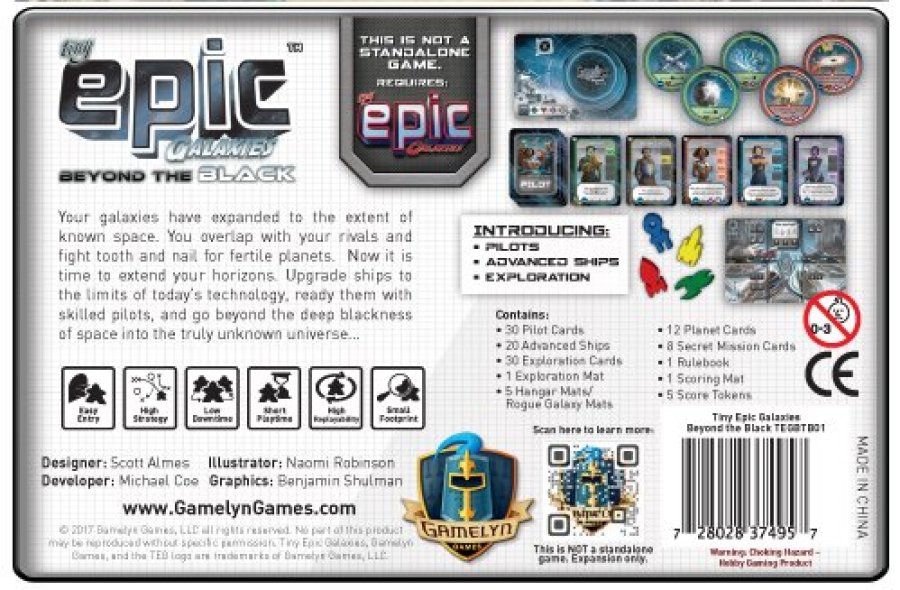 Tiny Epic Galaxies: Beyond the Black Expansion