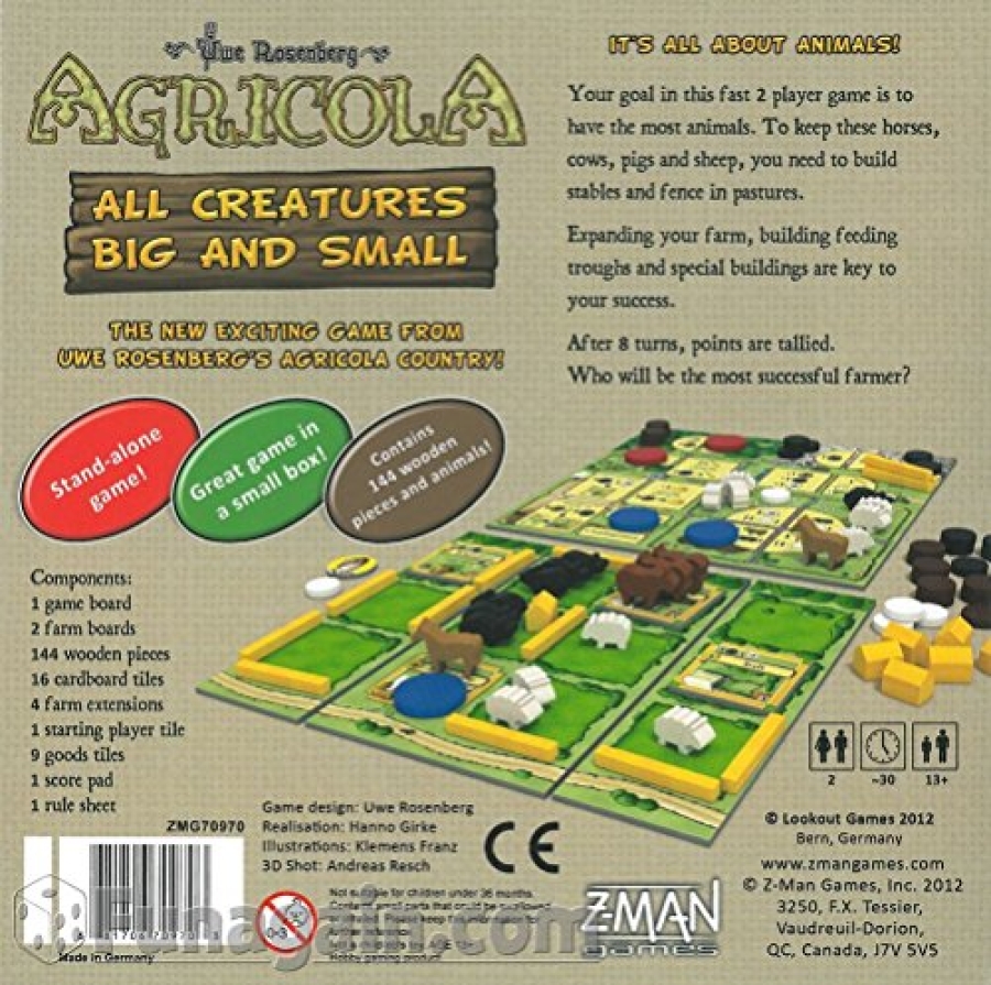 Agricola: All Creatures Big and Small